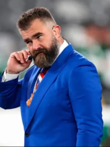 Jason Kelce Blue Suit