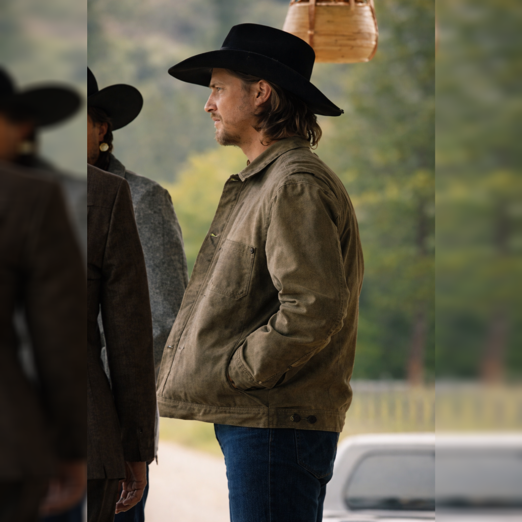 Kayce Dutton Green Cotton Jacket