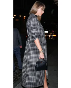 Taylor Swift NYC Girls Night Out Plaid Coat