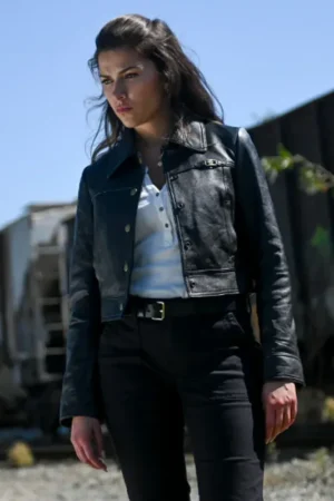 Tracker S02 Billie Matalon Black Leather Jacket
