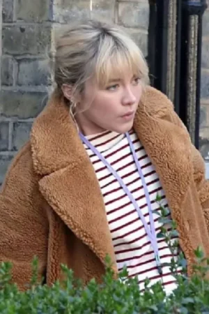 We Live in Time Almut Shearling Coat