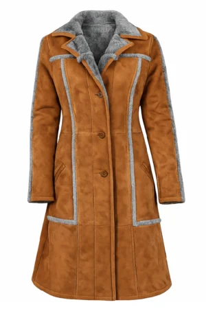 Yellowstone S02 Beth Dutton Suede Leather Coat