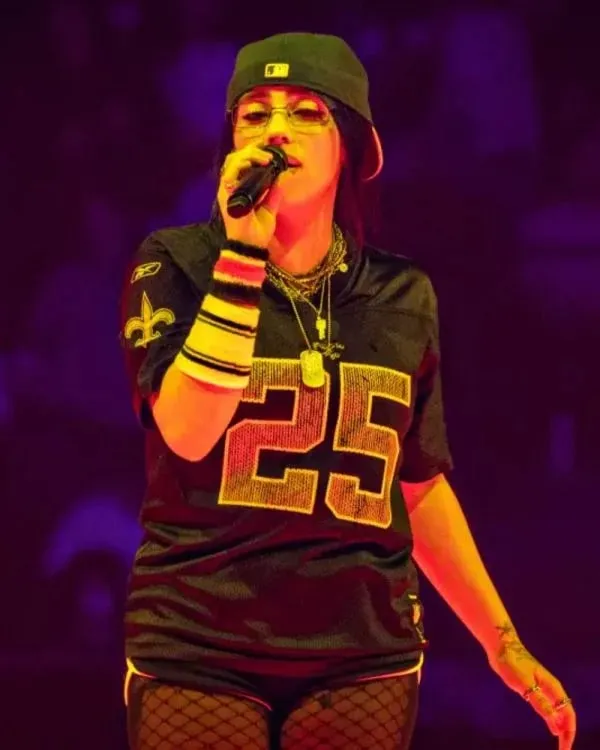 Billie Eilish Hit Me Hard And Soft Tour Black 25 Jersey