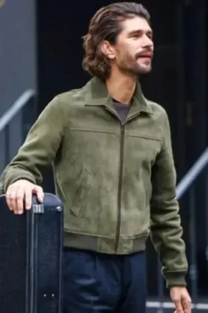 Black Doves Ben Whishaw Suede Jacket