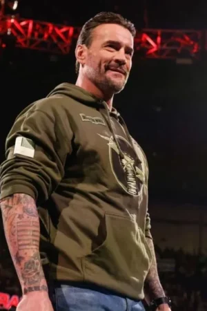 CM Punk Green Hoodie