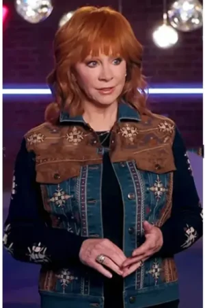 The Voice 2024 Reba McEntire Embroidered Jacket