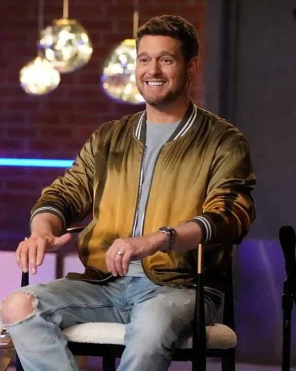 The Voice S26 Michael Bublé Palm Tree Print Jacket