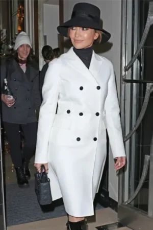 Unstoppable Premiere Jennifer Lopez White Coat