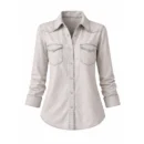 Yellowstone Monica Dutton White Denim Shirt