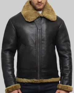 Kraven The Hunter Aaron Taylor Shearling Jacket
