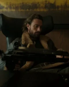 Kraven The Hunter Aaron Taylor Shearling Jacket