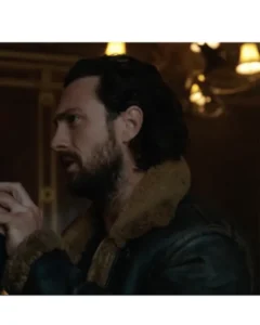 Kraven The Hunter Aaron Taylor Shearling Jacket