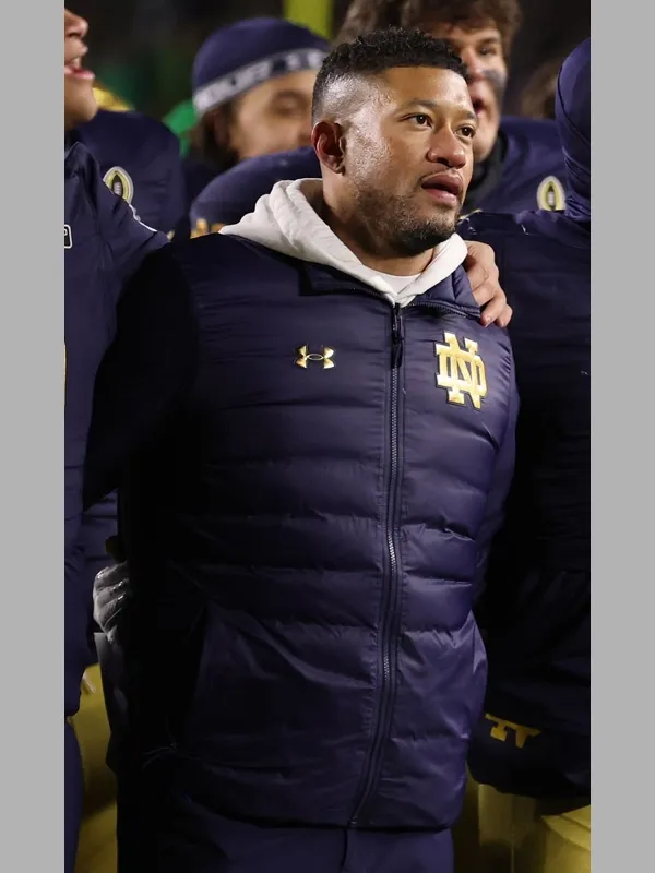 Marcus Freeman Notre Dame Jacket - Image 3