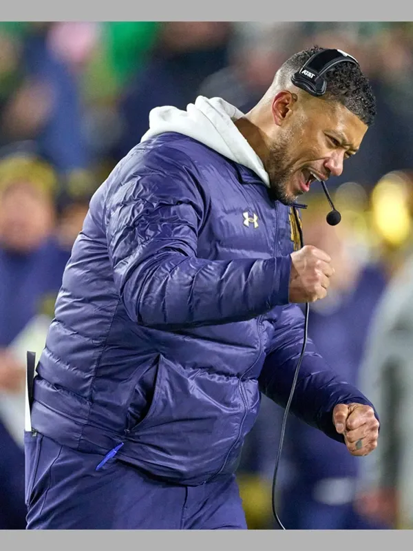 Marcus Freeman Notre Dame Jacket - Image 4