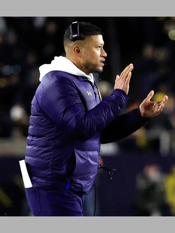 Marcus Freeman Notre Dame Jacket - Image 5