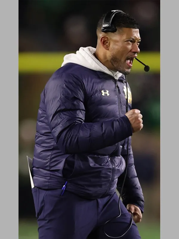 Marcus Freeman Notre Dame Jacket - Image 6