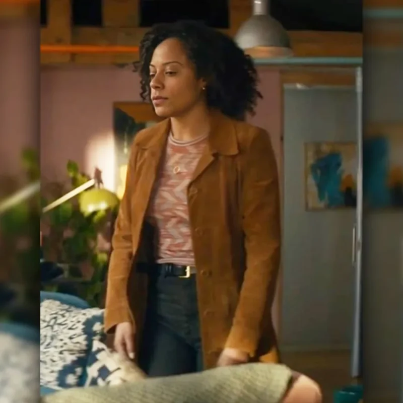 Missing You Kat Donovan Brown Leather Coat