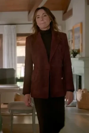 Shrinking Liz Suede Blazer