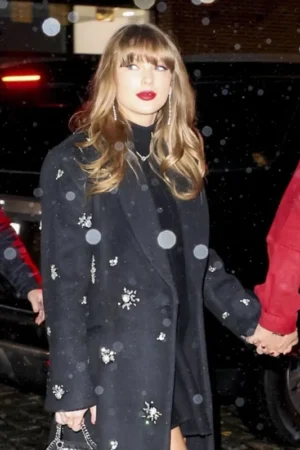 Taylor Swift NYC Date Night Coat