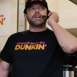 Ben Affleck Super Bowl 2025 Dunkin T-Shirt