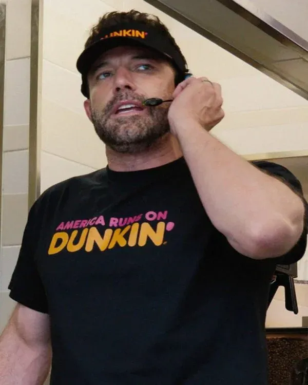 Ben Affleck Super Bowl 2025 Dunkin T-Shirt