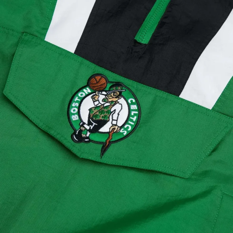 Boston Celtics Pullover Half-Zip Jacket