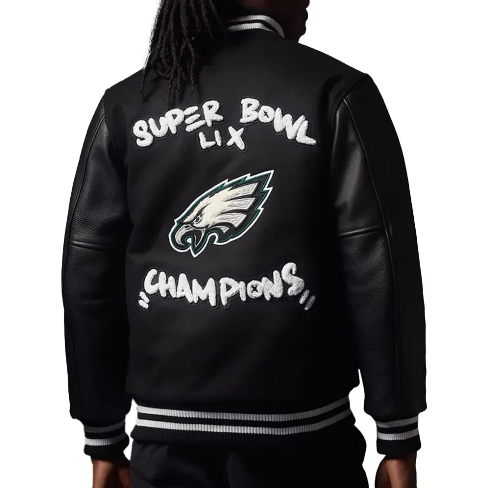 Bradley Cooper NYC Eagles 2025 Black Jacket