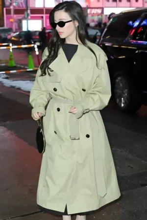 Mikey Madison Good Morning America Trench Coat