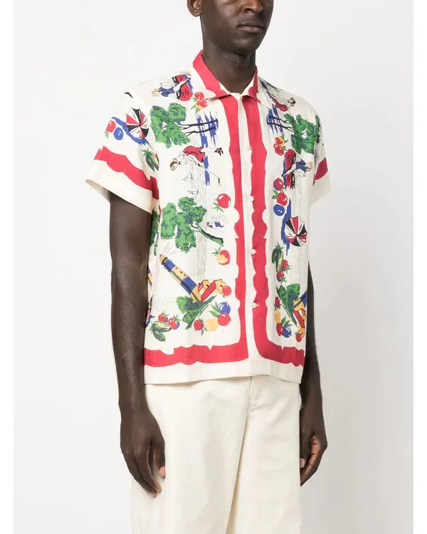 Alex Vs America S04 Eric Adjepong Garden Print Shirt