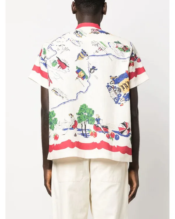 Alex Vs America S04 Eric Adjepong Garden Print Shirt