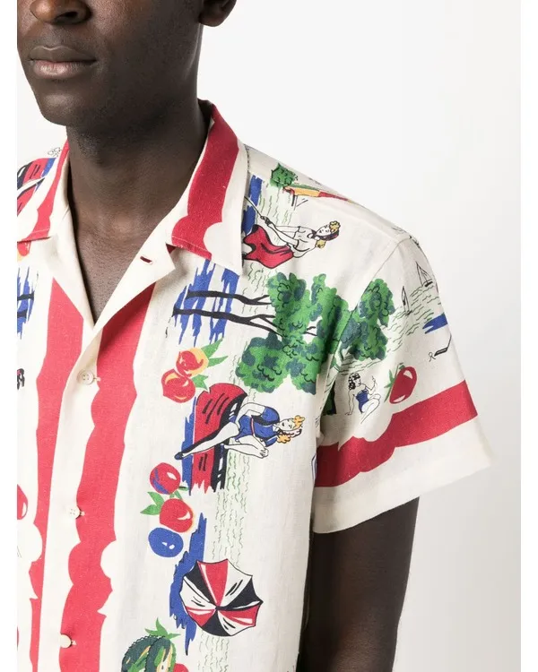 Alex Vs America S04 Eric Adjepong Garden Print Shirt