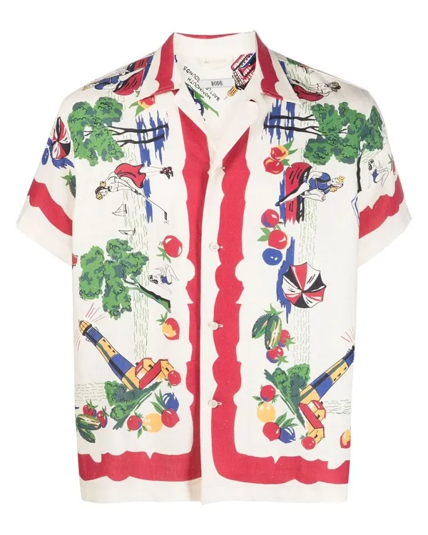 Alex Vs America S04 Eric Adjepong Garden Print Shirt