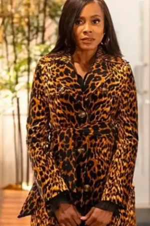 Beyond the Gates Hayley Lawson Leopard Trench Coat