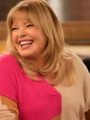 Happy’s Place S01 Melissa Peterman Colorblock V-Neck Top