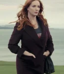 Small Town Big Story 2025 Christina Hendricks Coat