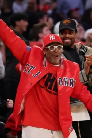 Spike Lee MSG NYC Red Letterman Jacket