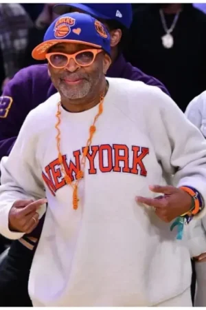 Spike Lee Gray New York Knicks Sweatshirt