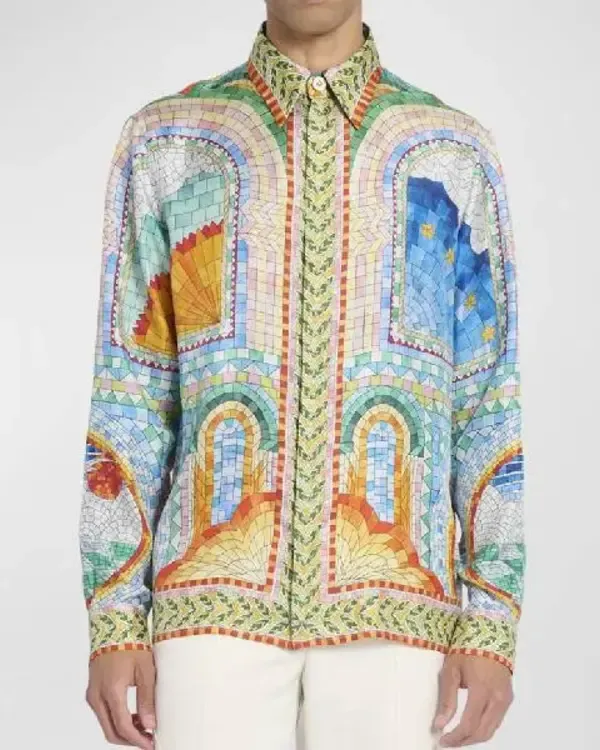 Temptation Island S06 Lino Troisi Printed Shirt