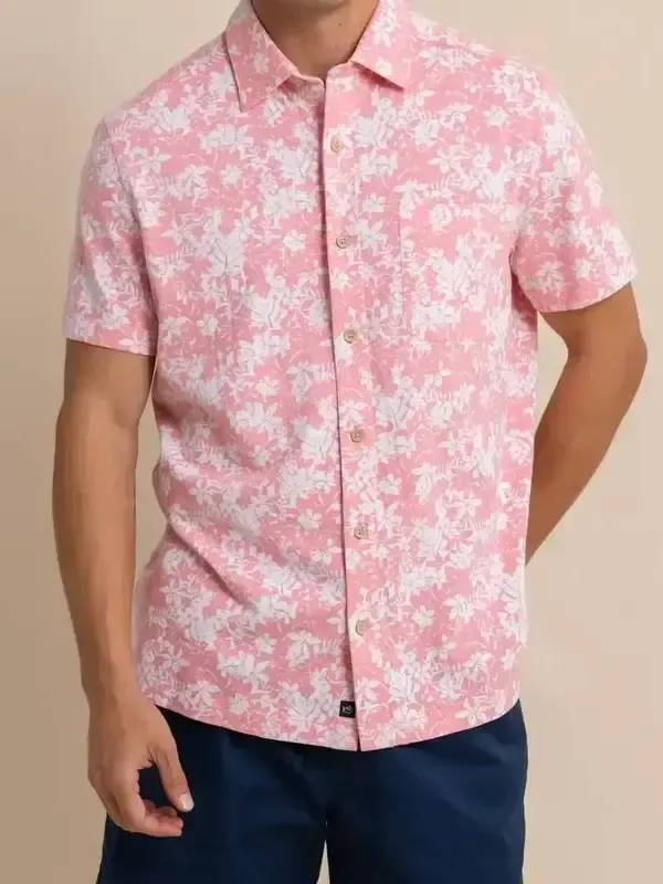 The White Lotus S03 Saxon Ratliff Beachcast Floral Print Shirt
