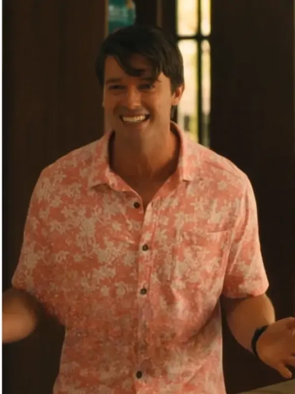 The White Lotus S03 Saxon Ratliff Beachcast Floral Print Shirt