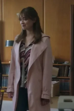 Toxic Town 2025 Aimee Lou Pink Trench Coat