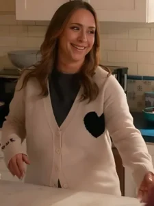 9-1-1 Maddie Kendall White Heart Cardigan