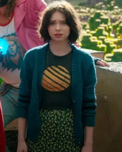 A Minecraft Movie Emma Myers Cardigan