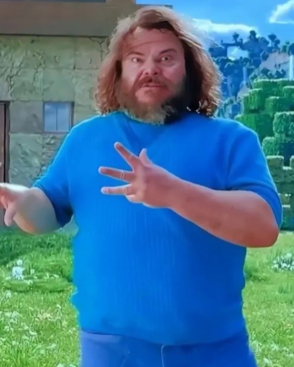 A Minecraft Movie Jack Black Sweater