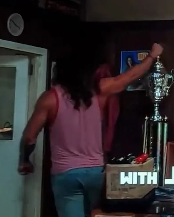 A Minecraft Movie Jason Momoa Pink Tank Top