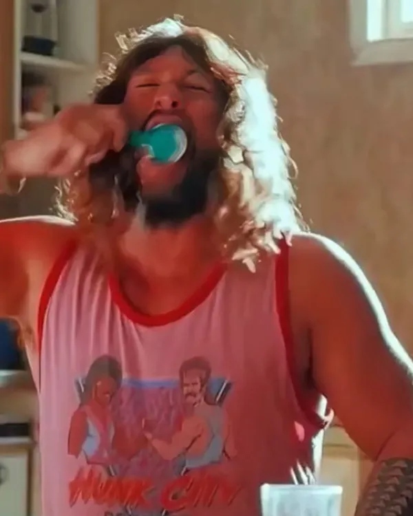 A Minecraft Movie Jason Momoa Pink Tank Top