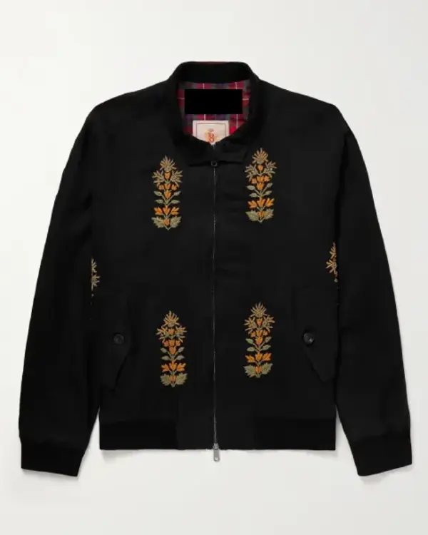 All American S07 Bre-Z Black Floral Jacket