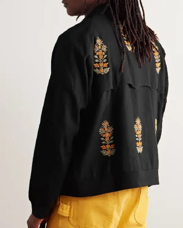 All American S07 Bre-Z Black Floral Jacket