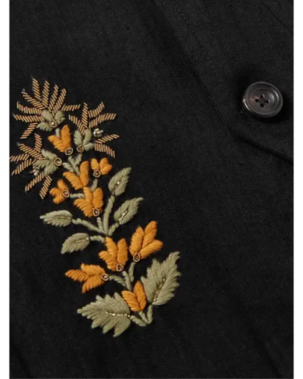 All American S07 Bre-Z Black Floral Jacket