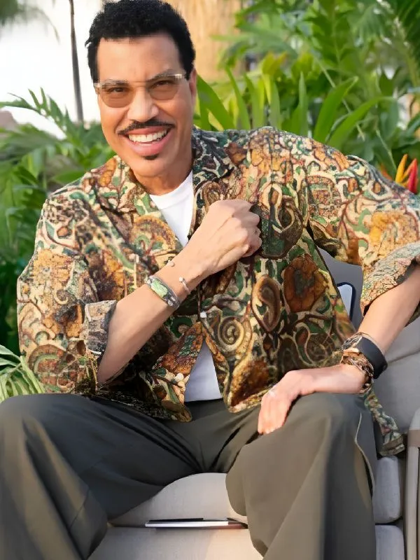 American Idol S23 Lionel Richie Floral Shirt